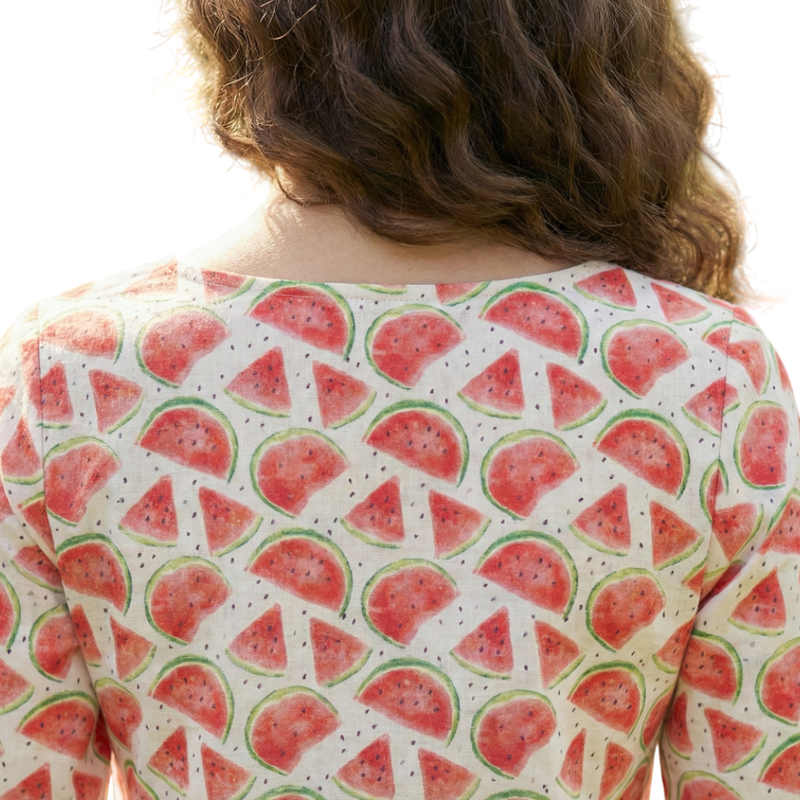Qyaari Everyday Short Kurti with Exclusive Digital Designs - additional view