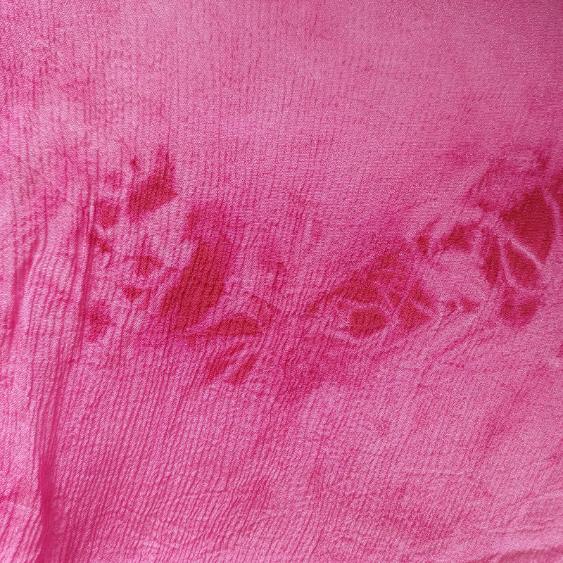 Pink Punch Tie & Dye MulMul Cotton Stole - additional view