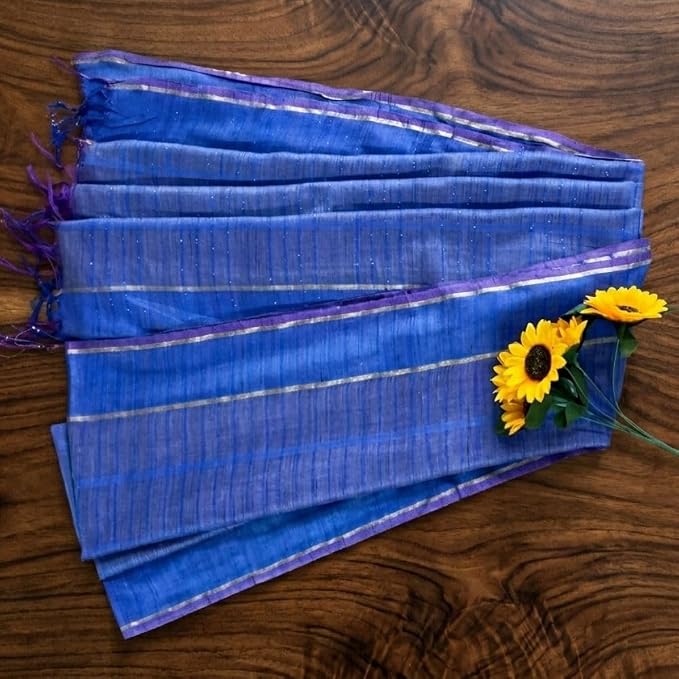 Women's Banswara Silk  Saree with Unstitched Blouse Piece - additional view