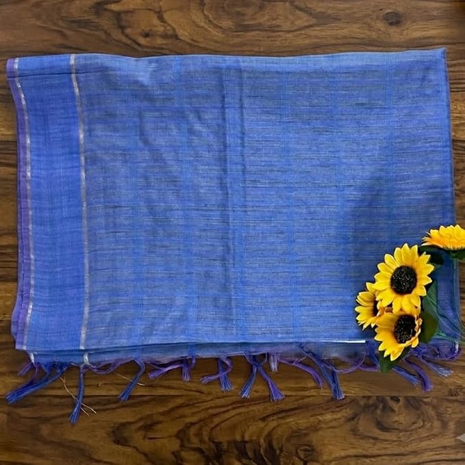 Women's Banswara Silk  Saree with Unstitched Blouse Piece - additional view