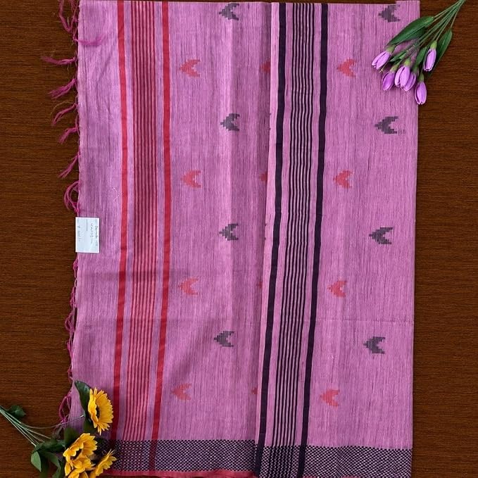 Women's Designer Banswara Silk Woven Saree with Unstitched Blouse Piece - additional view