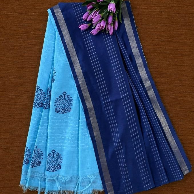 Women's Banswara Silk Dual Tone Saree with Unstitched Blouse Piece - additional view