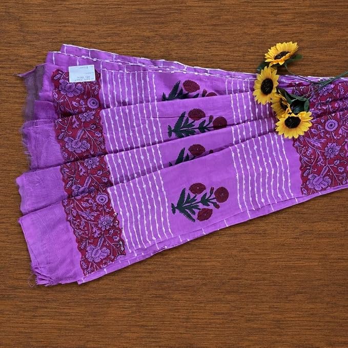 Women's Kota  Staple Silk Saree with Unstitched Blouse Piece - additional view
