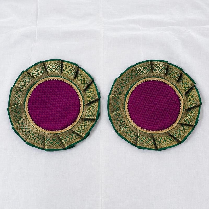 Khun Samai Aasan for Pooja | Elegant Traditional Base for Samai | Mandir Accessory for Daily Pooja, Festivals & Ceremonies - additional view