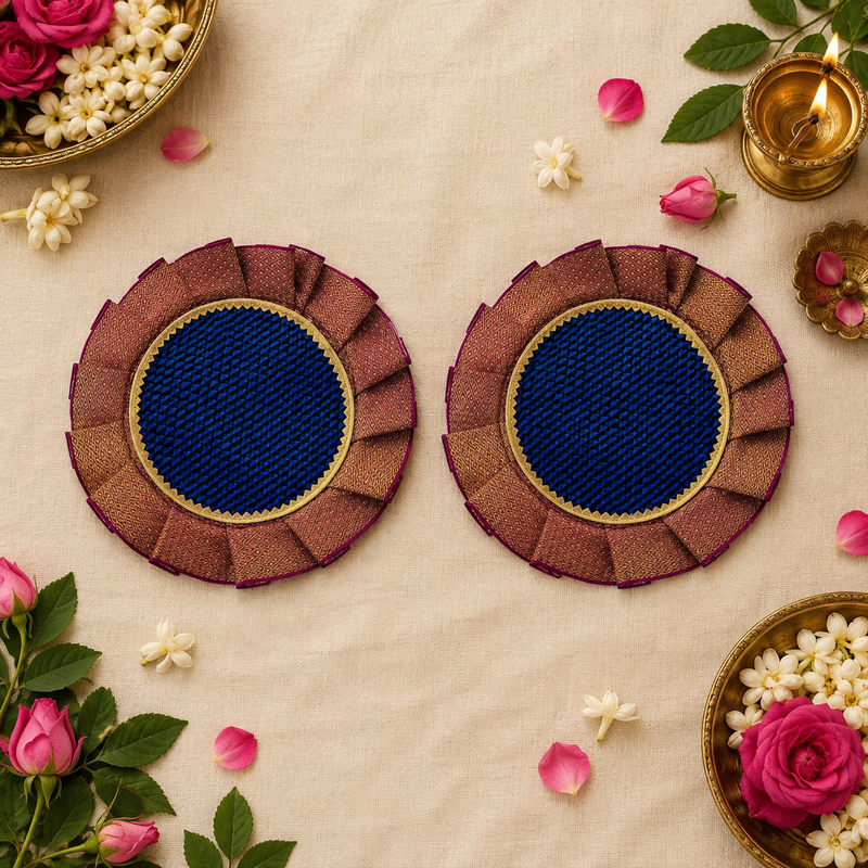Khun Samai Aasan | Traditional Aasan for Samai | Elegant Pooja Accessory for Home Temple, Festivals & Special Occasions - additional view