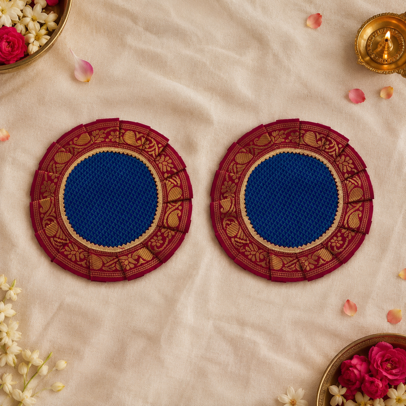 
Khun Samai Aasan for Samai | Traditional Pooja Base | Decorative Accessory for Home Temple, Festivals & Special Celebrations
 - additional view