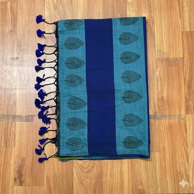 Qyaari Khadi Cotton Saree | Pure Cotton Handloom Saree for Women | Comfortable Daily & Office Wear | Summer Friendly - additional view