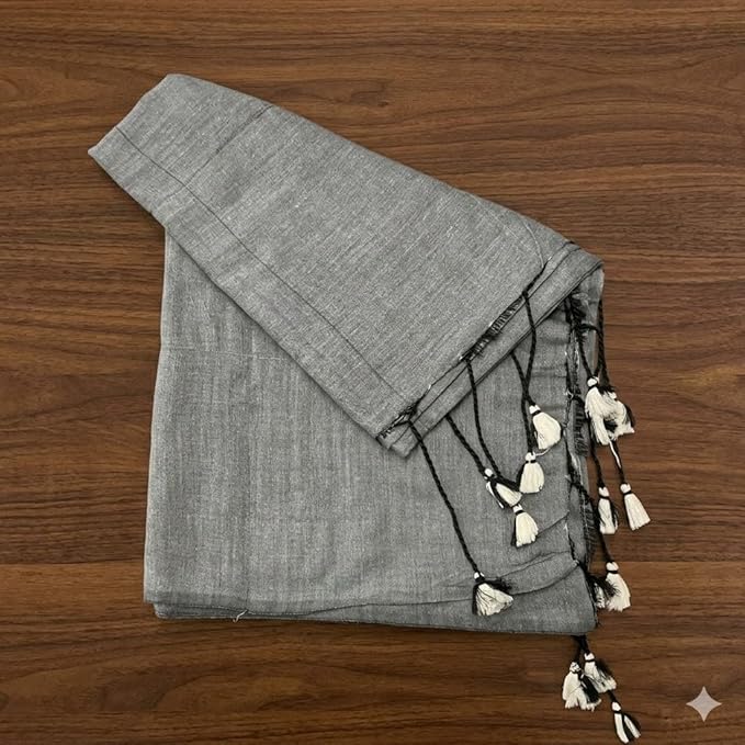 Qyaari Khadi Cotton Saree | Pure Cotton Handloom Saree for Women | Lightweight Summer Saree | Traditional Indian Wear
 - additional view