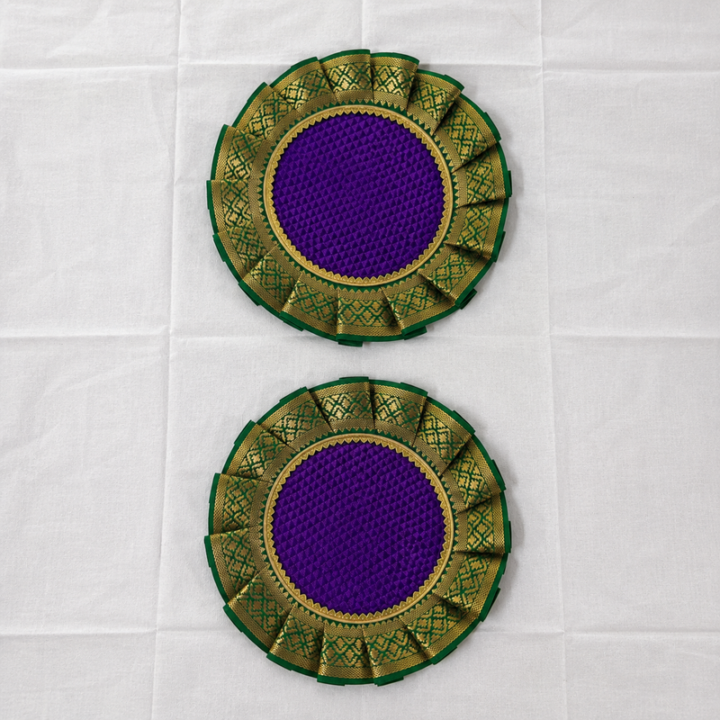 Khun Samai Aasan for Pooja | Traditional Base for Samai | Decorative Pooja Accessory for Home Temple & Ceremonies - additional view